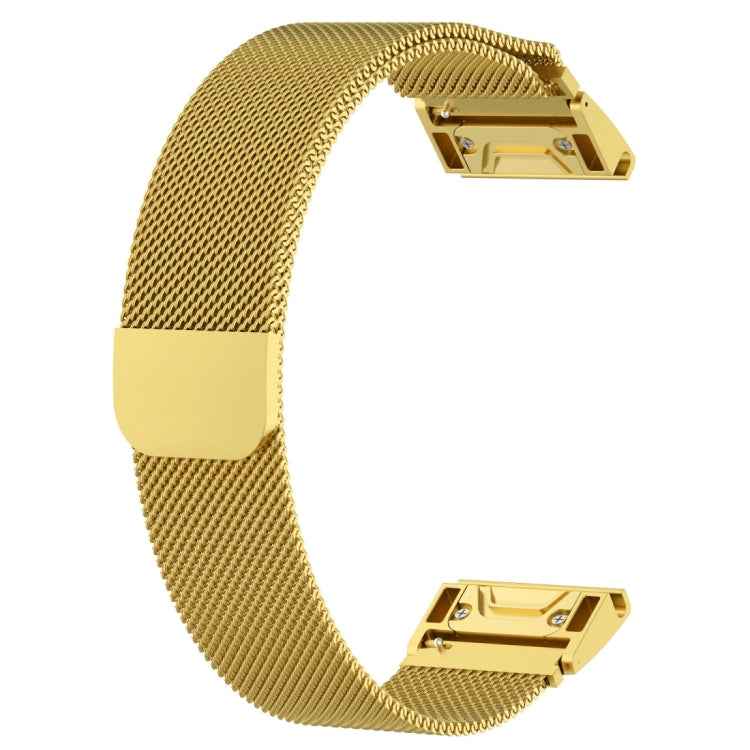 For Garmin Fenix 7X Milanese Watch Band