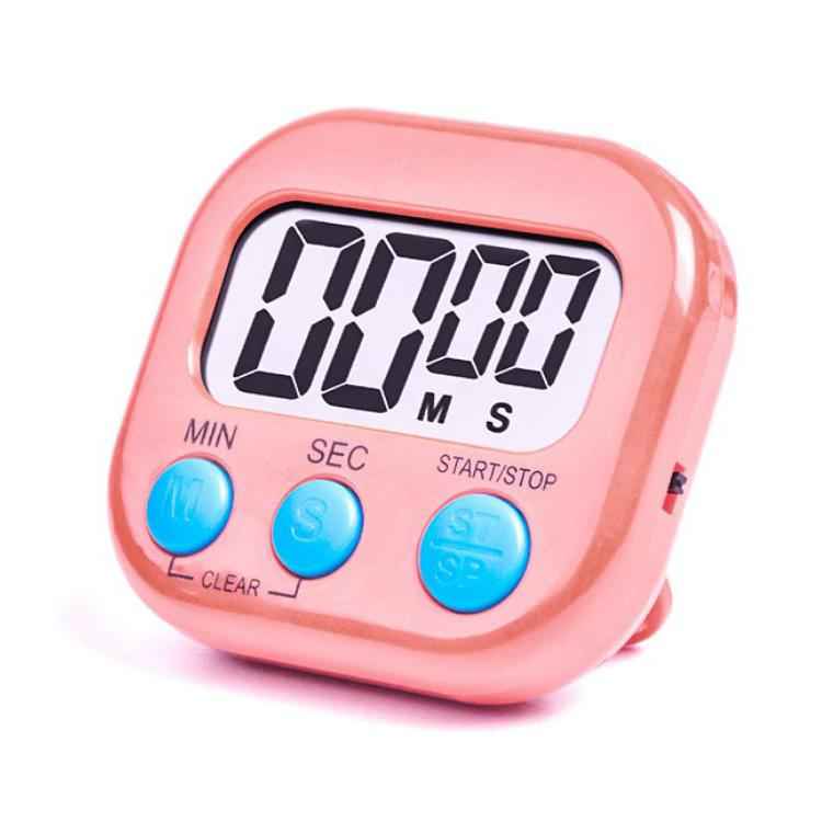 Digital Kitchen Timer Electronic Alarm Magnetic Backing with LCD Display for Cooking Baking Sports Games Office