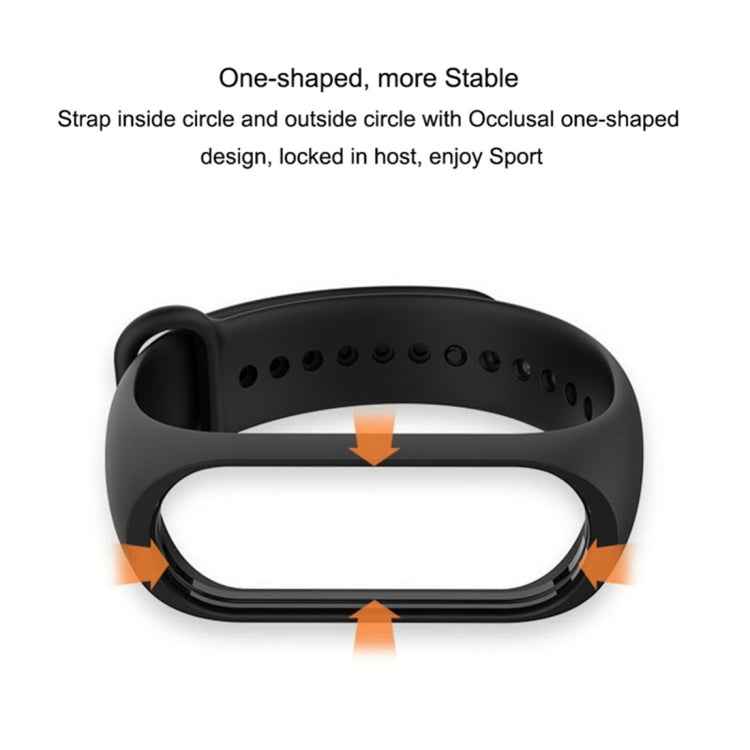 Pure Color Soft TPU  Watch Bands for Xiaomi Mi Band 4, Host Not Included