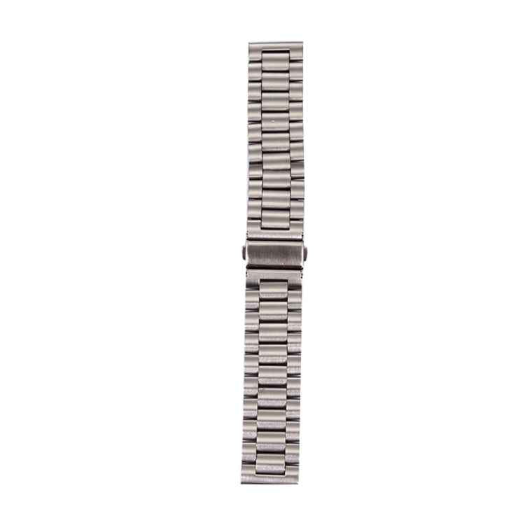 For Samsung Gear S3 Classic Smart Watch Butterfly Buckle 3 Beads Stainless Steel Watchband
