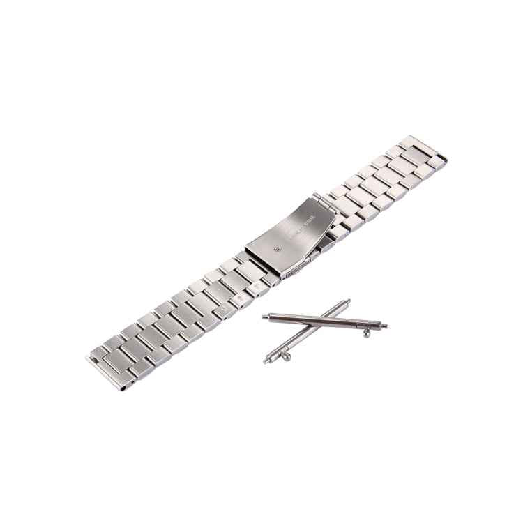 For Samsung Gear S3 Classic Smart Watch Butterfly Buckle 3 Beads Stainless Steel Watchband