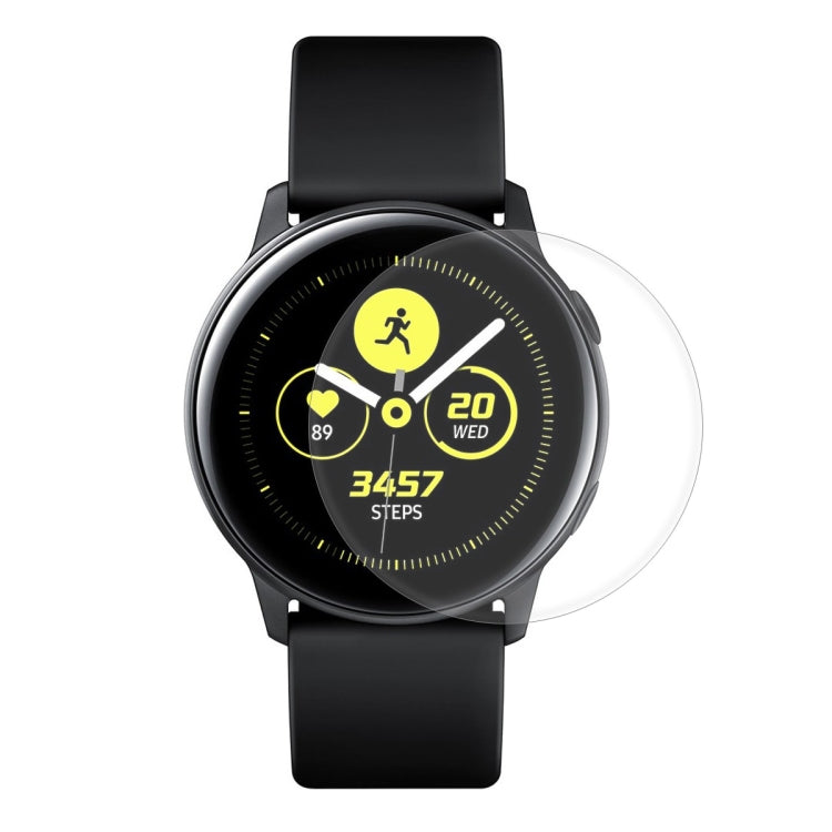 2 PCS ENKAY Hat-Prince Full Screen Coverage Without Warping Edge TPU Soft Film for Galaxy Watch Active, 2 PCS Galaxy Watch Active