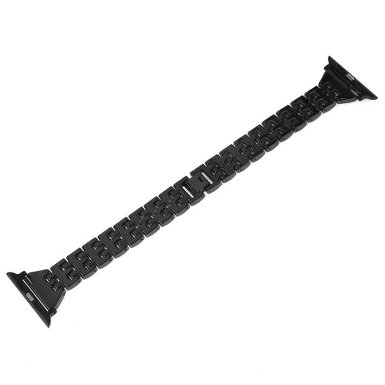 Colorful Diamond Stainless Steel Watch Band for Apple Watch Series 7 45mm / 6 & SE & 5 & 4 44mm / 3 & 2 & 1 42mm