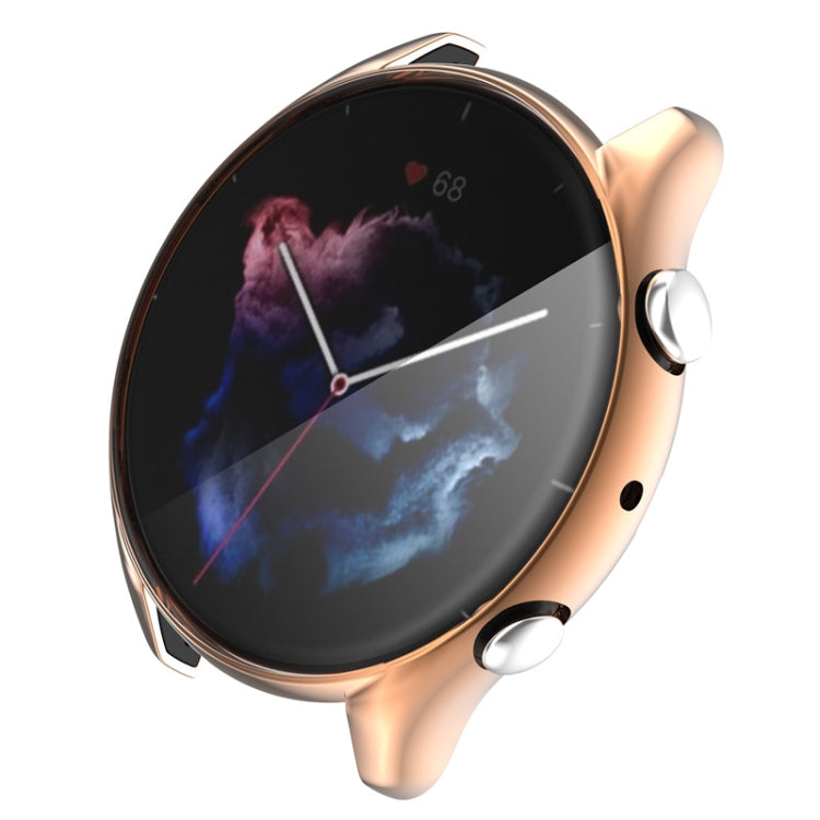 Estuche de reloj con recubrimiento de TPU galvanizado de cobertura completa para Amazfit GTR 3/GTR 3 Pro