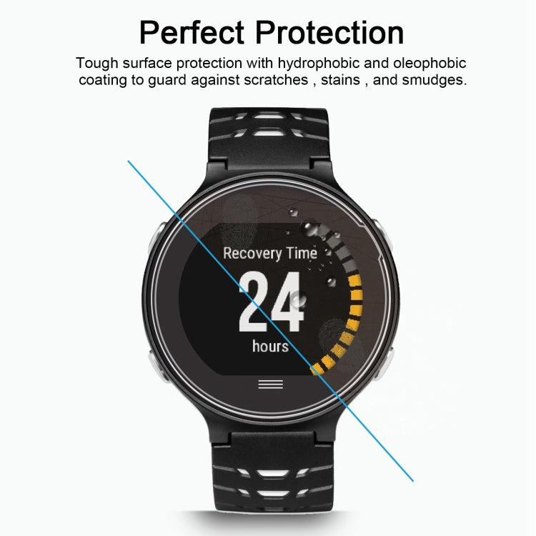 ENKAY Hat-Prince for Garmin Forerunner 630 Smart Watch 0.2mm 9H Surface Hardness 2.15D Curved Edge Tempered Glass Film
