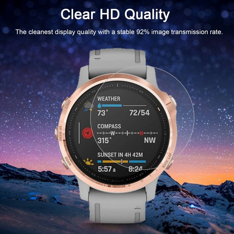 For Garmin Fenix 6S 0.26mm 2.5D 9H Tempered Glass Film Screen Protector, For Garmin Fenix 6S