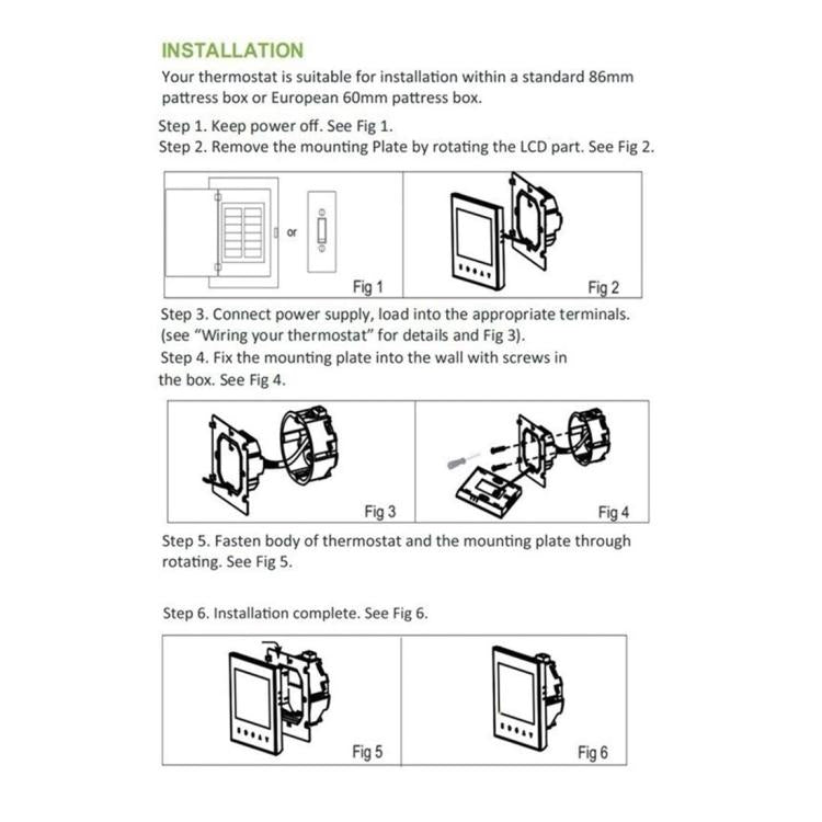 BHT-002GCLW 3A Load Water / Gas Boiler Type LCD Digital Heating Room Thermostat with Time Display, WiFi Control, BHT-002GBLW 3A  (Black) Gas Boiler Type, BHT-002GBLW 3A (White) Gas Boiler Type