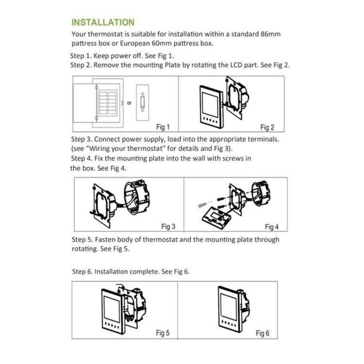BHT-002GCLW 3A Load Water / Gas Boiler Type LCD Digital Heating Room Thermostat with Time Display, WiFi Control