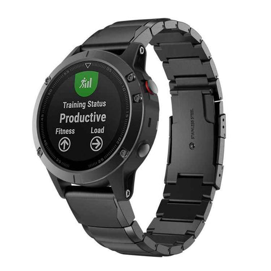 Quick Dismantling Steel Watch Band for Garmin Fenix 5 22mm