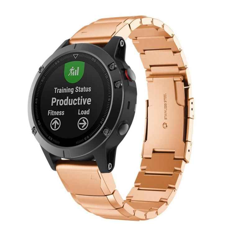 Quick Dismantling Steel Watch Band for Garmin Fenix 5 22mm