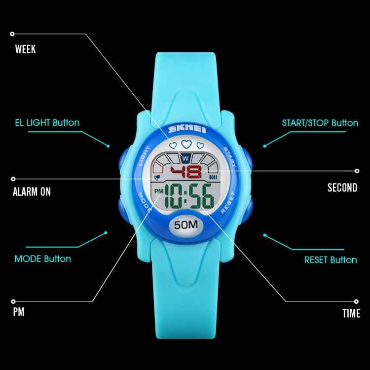 SKMEI 1478 Multifunction Children Digital Watch 50m Waterproof Sports Watch