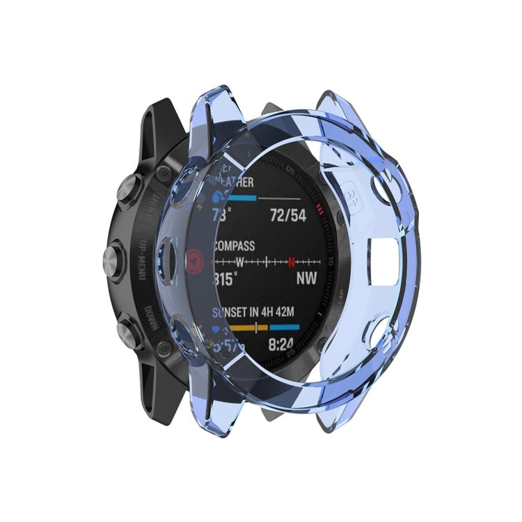 For Garmin Fenix 6 TPU Half Coverage Smart Watch Protevtice Case, For Garmin Fenix 6