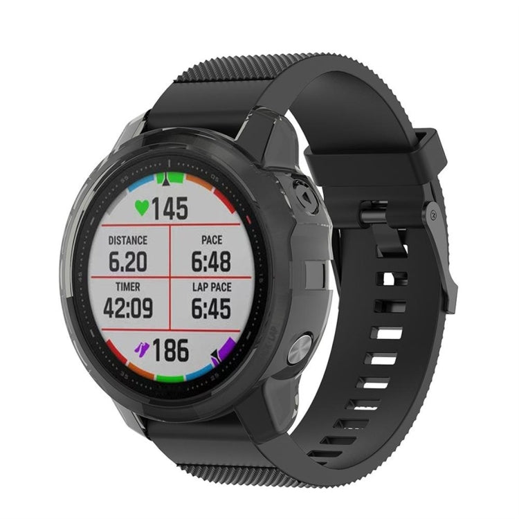 For Garmin Fenix 6s TPU Half Coverage Smart Watch Protevtice Case, For Garmin Fenix 6s