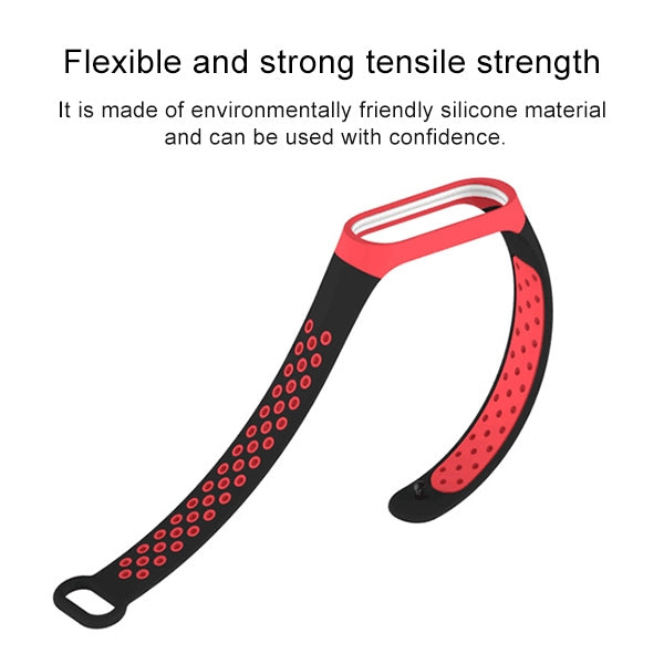 Colorful Silicone Wrist Strap Watch Band for Xiaomi Mi Band 3 & 4