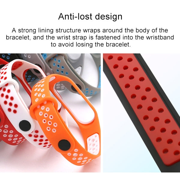 Colorful Silicone Wrist Strap Watch Band for Xiaomi Mi Band 3 & 4
