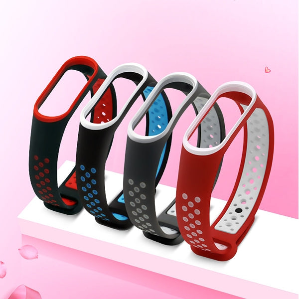 Colorful Silicone Wrist Strap Watch Band for Xiaomi Mi Band 3 & 4
