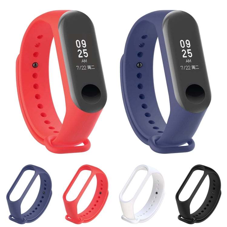 2 in 1 Silicone Watch Band with TPU Screen Film for Xiaomi Mi Band 3