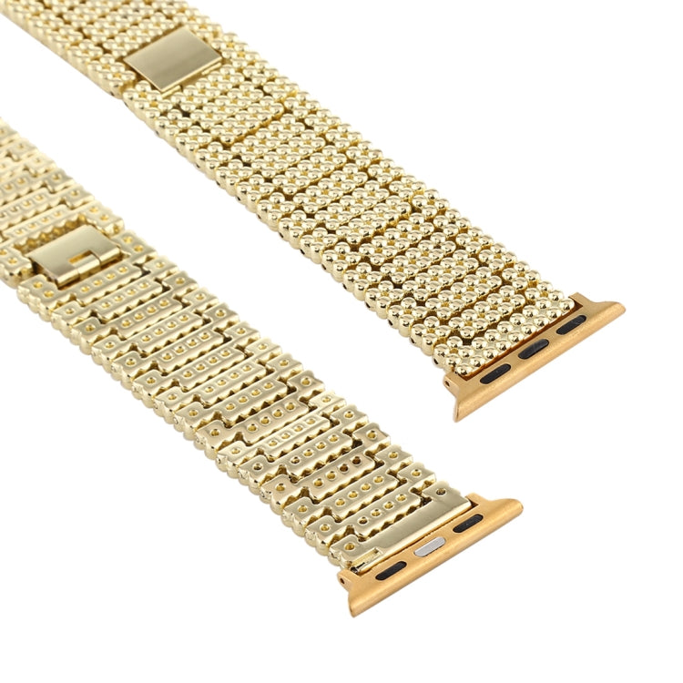 For Apple Watch Ultra 49mm&Watch Ultra 2 49mm / Series 10 46mm / 9&8&7 45mm / SE 3&SE 2&6&SE&5&4 44mm / 3&2&1 42mm Nine Beads Stainless Steel Wrist Strap Watch Band, For Apple Watch Ultra 49mm / Series 8&7 45mm / SE 2&6&SE&5&4 44mm / 3&2&1 42mm��������...