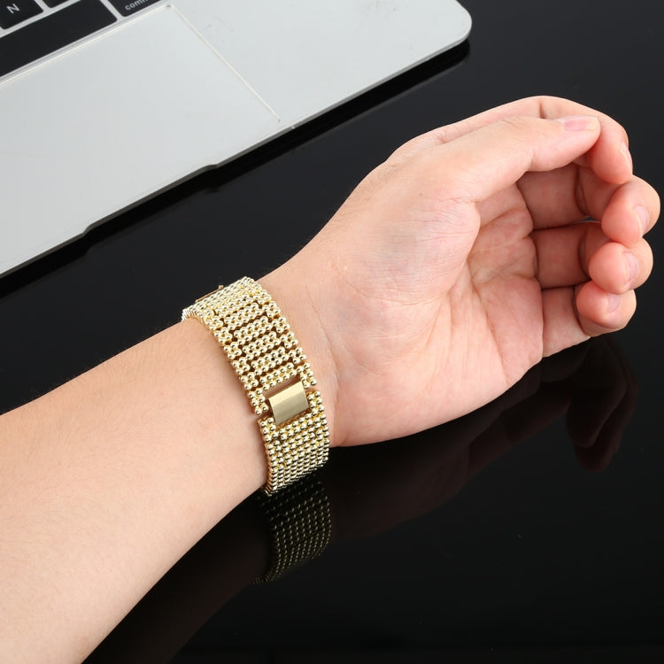 For Apple Watch Ultra 49mm&Watch Ultra 2 49mm / Series 10 46mm / 9&8&7 45mm / SE 3&SE 2&6&SE&5&4 44mm / 3&2&1 42mm Nine Beads Stainless Steel Wrist Strap Watch Band, For Apple Watch Ultra 49mm / Series 8&7 45mm / SE 2&6&SE&5&4 44mm / 3&2&1 42mm��������...