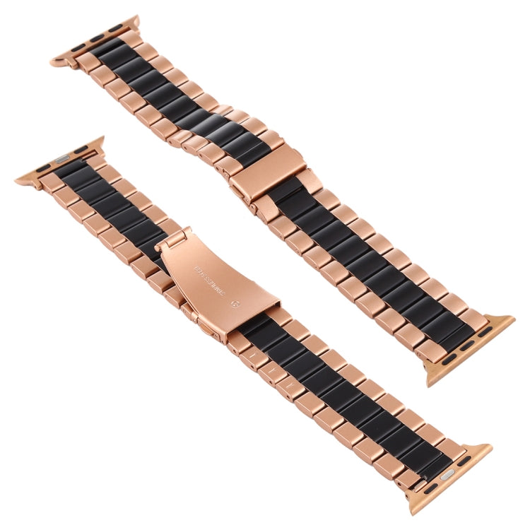 For Apple Watch Series 10 42mm / 9&8&7 41mm / SE 3&SE 2&6&SE&5&4 40mm / 3&2&1 38mm Stainless Steel Wrist Strap Watch Band, For Apple Watch Series 7 41mm / 6 & SE & 5 & 4 40mm / 3 & 2 & 1 38mm                                                             ...