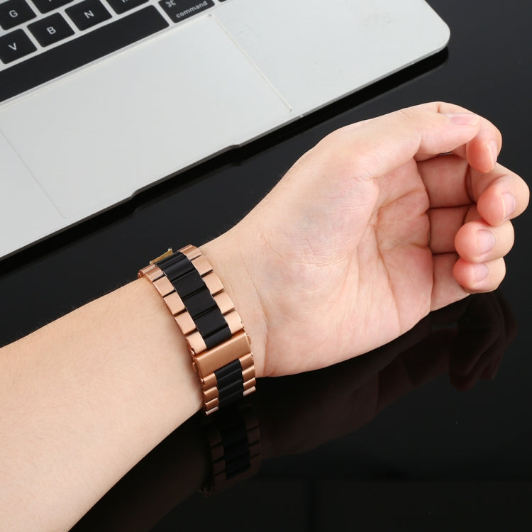 For Apple Watch Series 10 42mm / 9&8&7 41mm / SE 3&SE 2&6&SE&5&4 40mm / 3&2&1 38mm Stainless Steel Wrist Strap Watch Band, For Apple Watch Series 7 41mm / 6 & SE & 5 & 4 40mm / 3 & 2 & 1 38mm�������������������������������������������������������������...