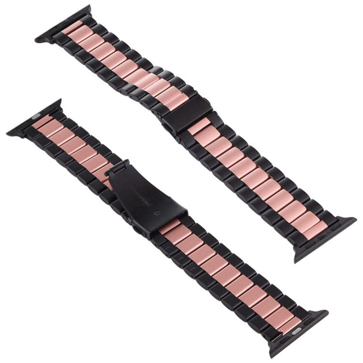 For Apple Watch Series 10 42mm / 9&8&7 41mm / SE 3&SE 2&6&SE&5&4 40mm / 3&2&1 38mm Stainless Steel Wrist Strap Watch Band, For Apple Watch Series 7 41mm / 6 & SE & 5 & 4 40mm / 3 & 2 & 1 38mm                                                             ...