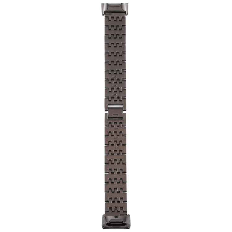 For Fitbit Charge 3 Diamond-studded Stainless Steel  Watch Band
