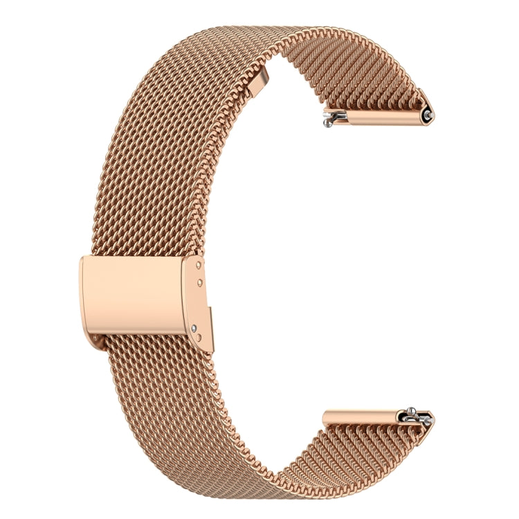 18mm Metal Mesh Wrist Strap Watch Band for Fossil Female Sport / Charter HR / Gen 4 Q Venture HR