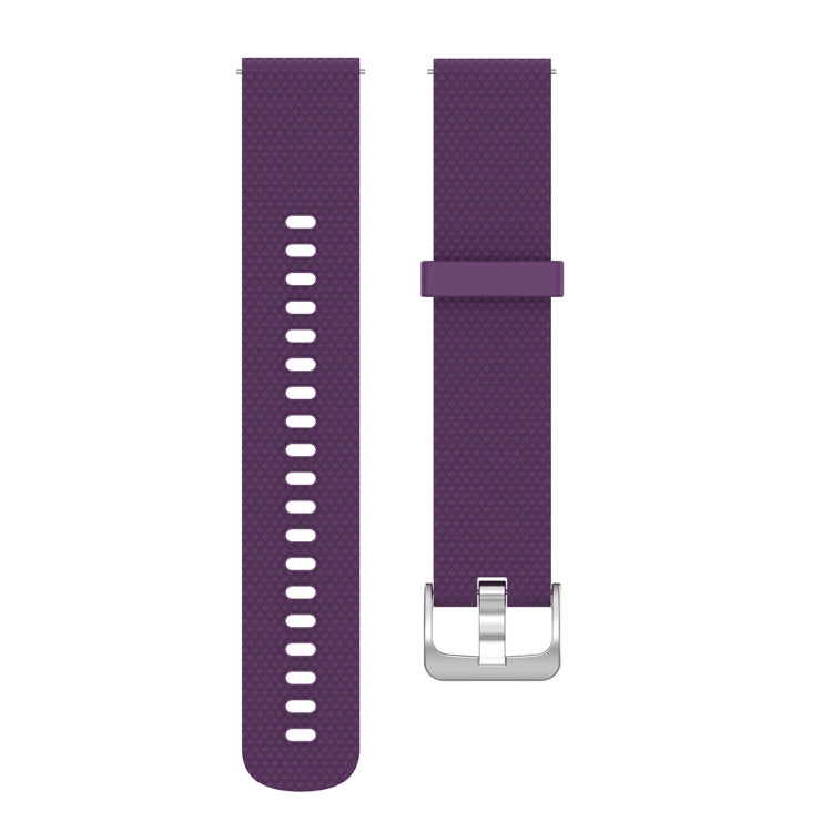 18mm Texture Silicone Wrist Strap Watch Band for Fossil Female Sport / Charter HR / Gen 4 Q Venture HR