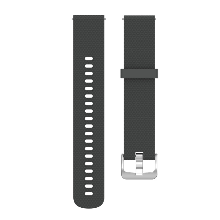 18mm Texture Silicone Wrist Strap Watch Band for Fossil Female Sport / Charter HR / Gen 4 Q Venture HR