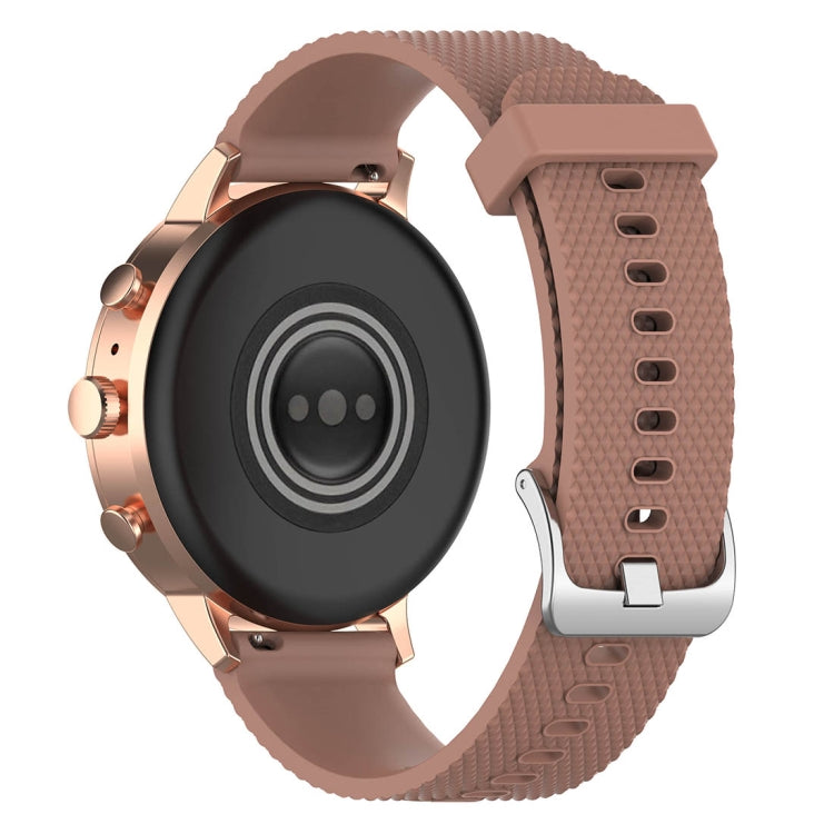 18mm Texture Silicone Wrist Strap Watch Band for Fossil Female Sport / Charter HR / Gen 4 Q Venture HR