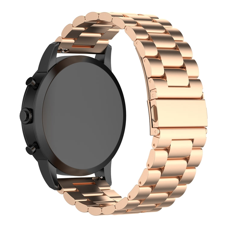 22mm Steel Wrist Strap Watch Band for Fossil Hybrid Smartwatch HR, Male Gen 4 Explorist HR / Male Sport