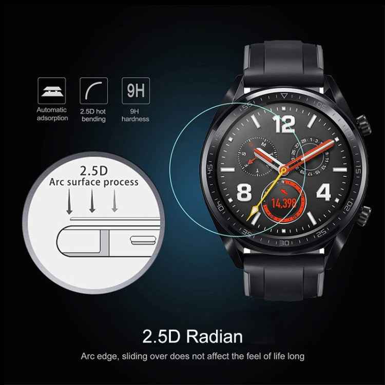 25mm Diametral Universal Tempered Glass Film for Galaxy, LG, Sony, Huawei, Garmin