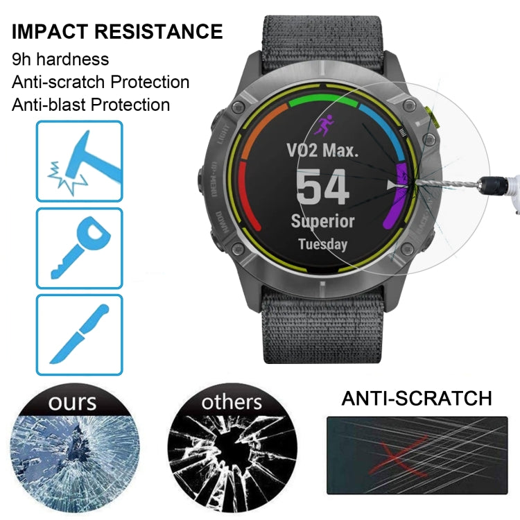 For Garmin Enduro Smart Watch Tempered Glass Film Screen Protector, For Garmin Enduro
