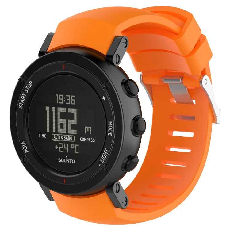 Silicone  Watch Band for SUUNTO Core ALU Black