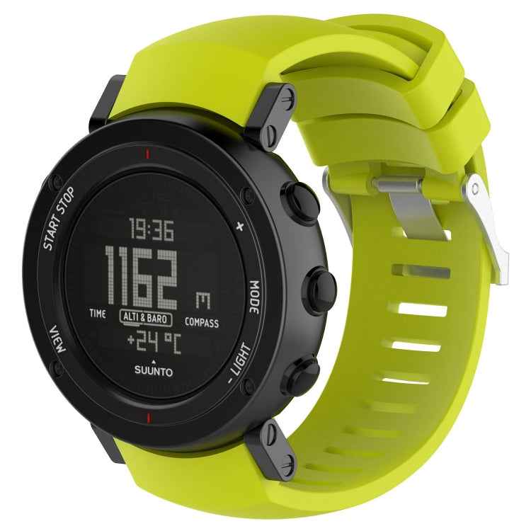 Silicone  Watch Band for SUUNTO Core ALU Black