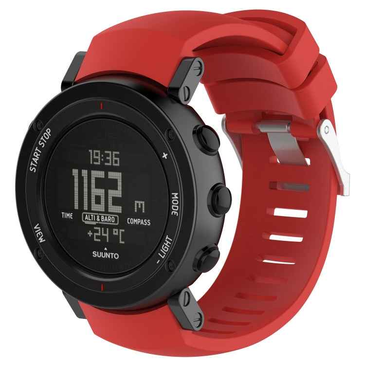 Silicone  Watch Band for SUUNTO Core ALU Black