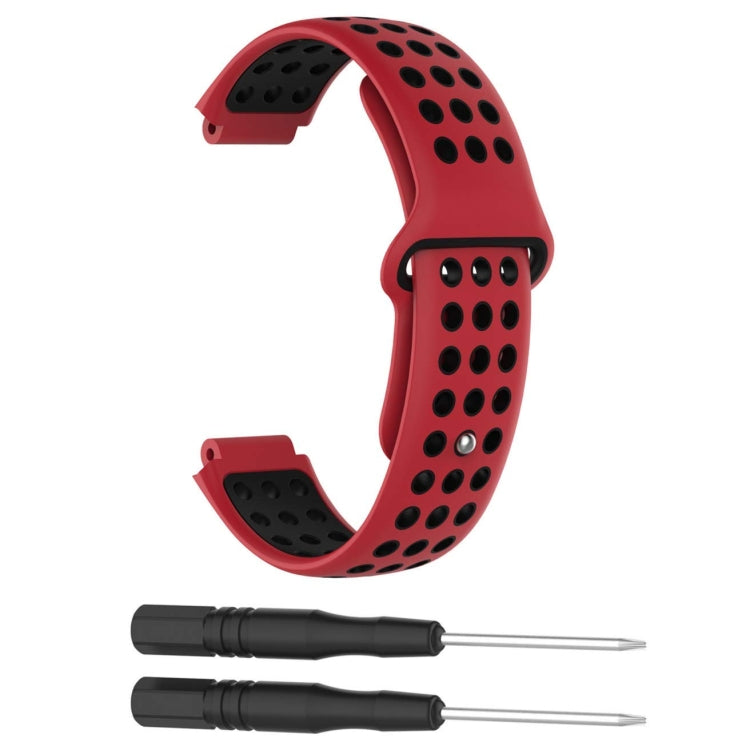 Double Colour Silicone Sport Watch Band for Garmin Forerunner 220 / Approach S5 / S20