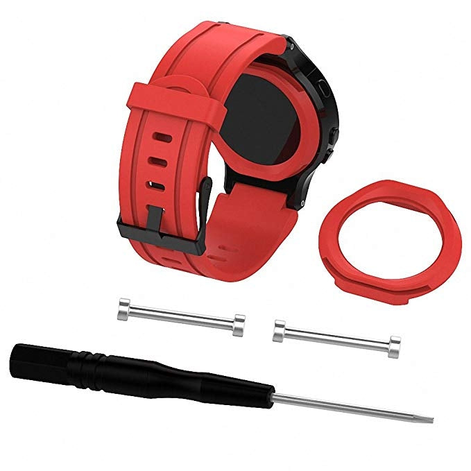 Silicone Sport Watch Band for Garmin Forerunner 225
