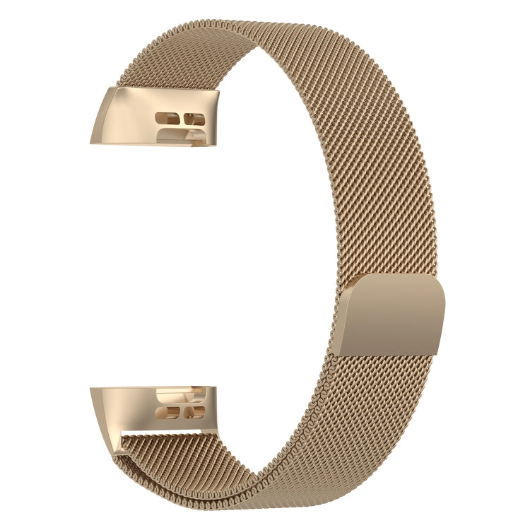 Stainless Steel Magnet Watch Band for FITBIT Charge 3, Size:Small, 187x18mm