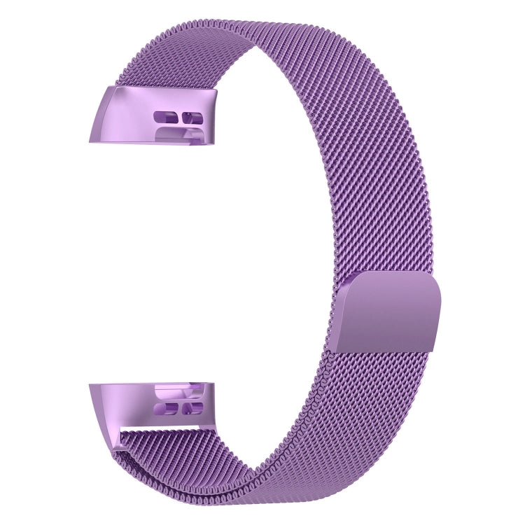 Stainless Steel Magnet Watch Band for FITBIT Charge 3, Size:Small, 187x18mm