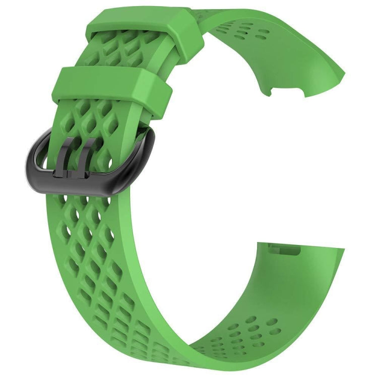 Square Hole Adjustable Sport Watch Band for FITBIT Charge 3