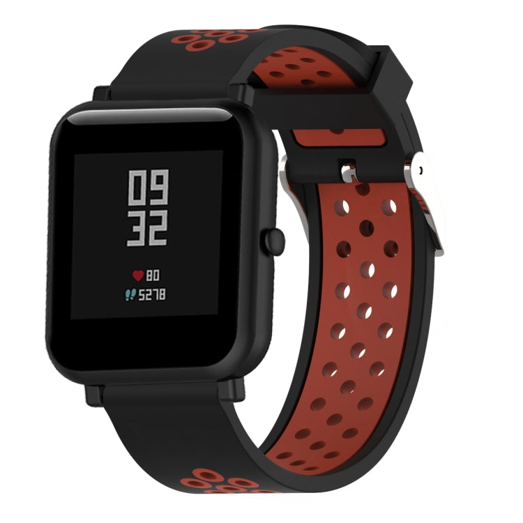 Double Colour Silicone Sport Watch Band for Xiaomi Huami Amazfit Bip Lite Version 20mm