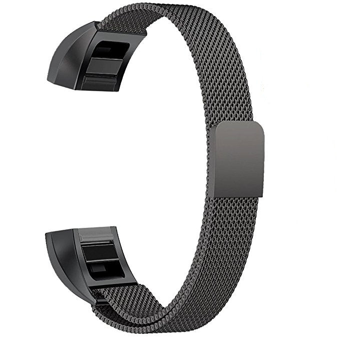 Stainless Steel Magnet Watch Band for FITBIT Alta,Size:Small,130-170mm