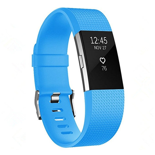 Square Pattern Adjustable Sport Watch Band for FITBIT Charge 2, Size: S, 10.5x8.5cm, S, Sky Blue, S, Blue, S, White, S, Aurora Blue, S, Light Grey, S, Black, S, Light Pink, S, Coffee, S, Light Purple, S, Champagne Gold, S, Mint Green, Coral Red��������...