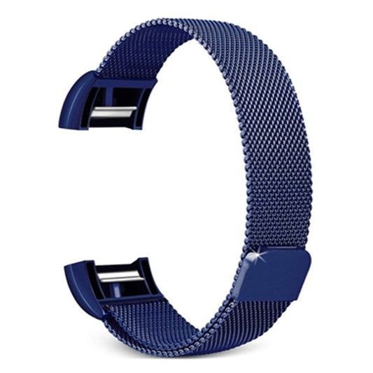 Smart Watch Stainless Steel Watch Band for FITBIT Charge 2, Size: L