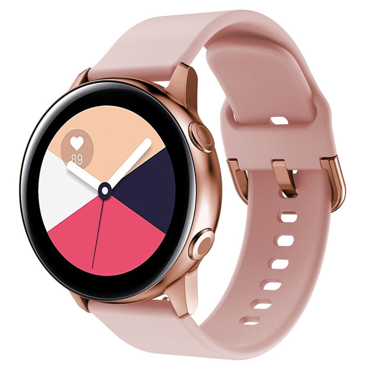 Correa de reloj inteligente con hebilla galvanizada para Galaxy Watch Active