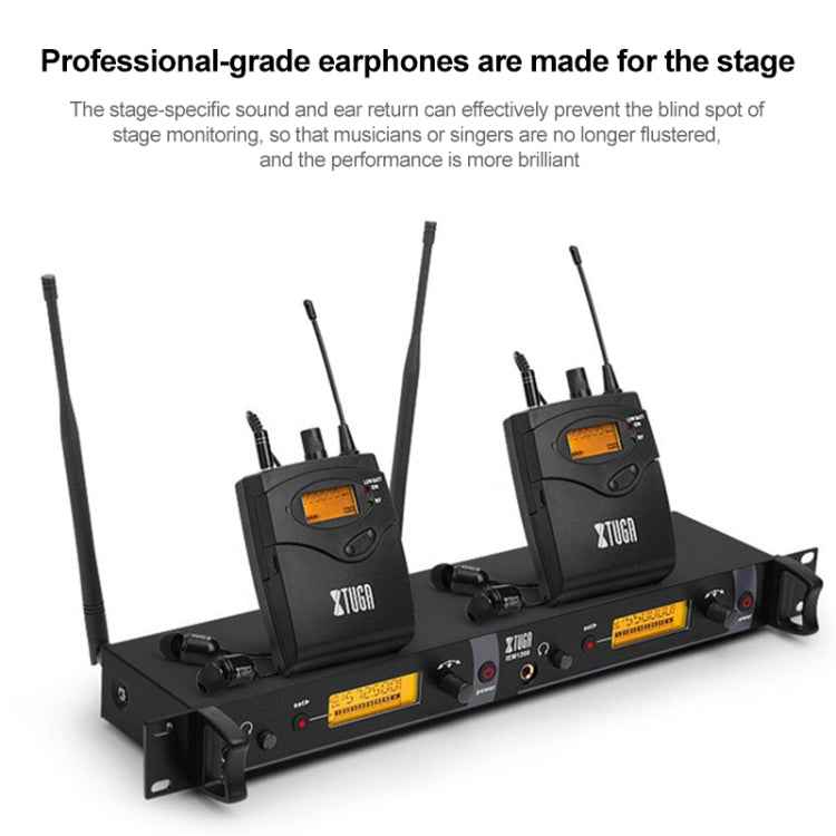 XTUGA IEM1200 Wireless Transmitter Stage Singer Ear Monitor System