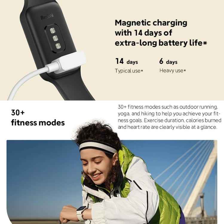 Original Xiaomi Redmi Smart Wristband 2 Fitness Bracelet, 1.47 inch Color Touch Screen, Support Sleep Track / Heart Rate Monitor