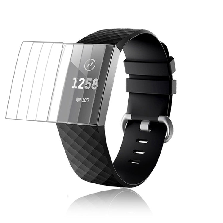 5 PCS  for Fitbit Charge 3 / 4 TPU Soft Explosion-proof Screen Film, For Fitbit Charge 3